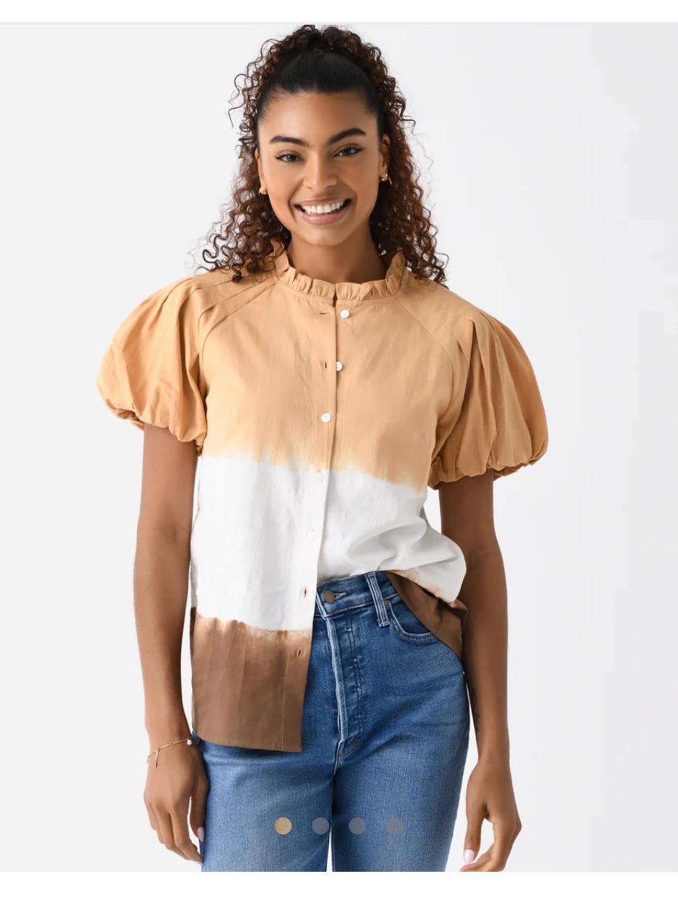 Nwt Benjanan Ombr Blouse